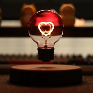 Core of Devotion-MagLev Light Single Heart Bulb