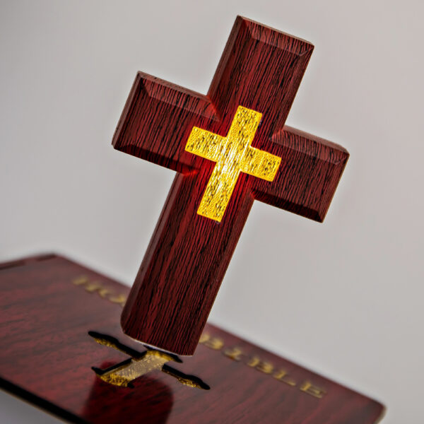 Divine Illumination-MagLev Light Cross Lamp